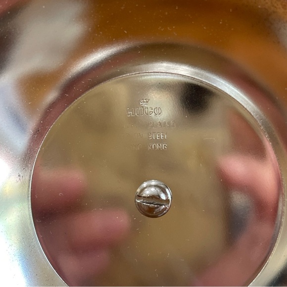 SOLD Antique Hugo silver plated Cruet condiment set of 5 - Picture 7 of 10